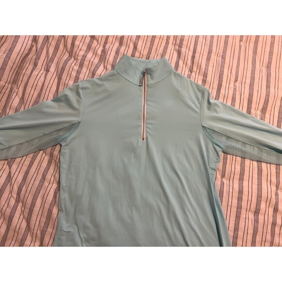 The Tailored Sportsman Icefil Long Sleeve 1/4 Zip Mesh Cutout Pullover Women’s M - Picture 6 of 10